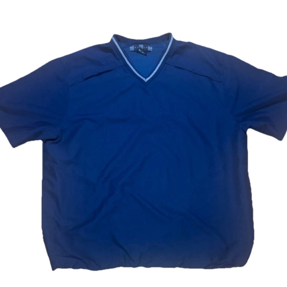 GK Navy Textured Shirt